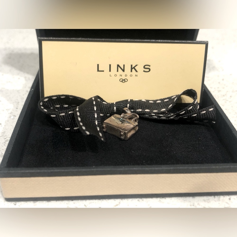 Stainless steel Links London handbag charm